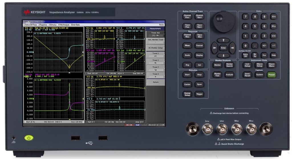 Comparison of LCR meters vs impedance analyzers
